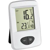 TFA-Dostmann Base 30.3061.02 Draadloze thermometer Wit