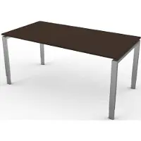 Kerkmann Eettafel Beta 160cm donker bruin hoogte verstelbaar