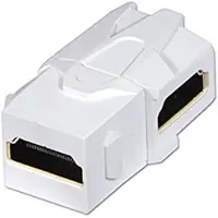 Lindy 60490 HDMI Adapter [1x HDMI-bus - 1x HDMI-bus] Wit Vergulde steekcontacten