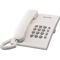 Panasonic Vaste telefoon - - KX-TS5FX - 475 g - 150 x 2 x 96 mm - Kleur Baltas