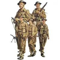 Tamiya 300035223 1:35 Tweede Wereldoorlog Britse Infanterie Patrouillegroep, 5 Soldaten
