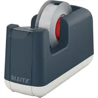 Leitz Cosy Plakbandhouder - Plakband Dispenser Inclusief Plakband - Ideaal voor Thuiskantoor/Thuiswerken - Fluweel Grijs