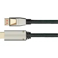 Python DisplayPort naar HDMI kabel - DP 1.4 / HDMI 2.0 (4K 60Hz + HDR) / zwart - 1 meter