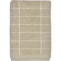 Mette Ditmer Handdoek Tile Stone Sand / Off-White (50 x 100 cm)