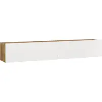 En.casa Tv-meubel Lapinlahti 180x31,5x29,5cm houtkleurig en wit