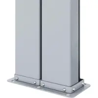 vidaXL Windscherm uittrekbaar 160x1000 cm blauw