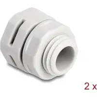 DeLOCK Ventilation Plug M12 grey 2 pcs