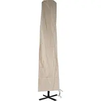 MCW Meran beschermhoes voor marktparasol tot 5m, hoes met rits ~ crème