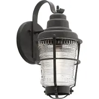 Elstead Lighting LED Wand Buitenlamp Chance Harbor | 1X E27 Max 60W | IP44 | Dimbaar | Weathered Zinc