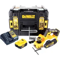 DeWalt DCP 580 P1 accuschaafmachine 18V 82mm + 1x accu 5.0Ah + lader + TSTAK