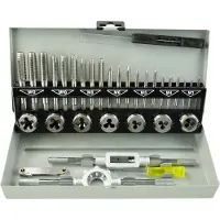 GEKO Kranen, Tap en draad oogjes set M3-M12 32 stuks.