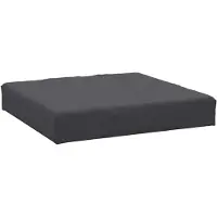 vidaXL Palletkussen 60x60x9,5 cm oxford stof antracietkleurig