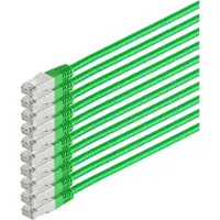 S-Conn Patchkabel Cat 6, S/FTP, PIMF, HF, VE10, groen, 0,5 meter