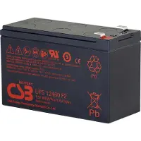 CSB UPS 12460 high-rate Loodaccu 12 V 9.6 Ah Loodvlies (AGM) (b x h x d) 151 x 99 x 65 mm Kabelschoen 6.35 mm Onderhoudsvrij, Geringe zelfontlading