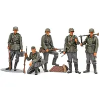 Tamiya Modelbouwpakket Militaire voertuigen - 35371 German Infantry Mid-WWII Set Plastic - 1:35 - Modelbouw