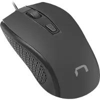Natec Natec-NMY-1798- Hoopoe 2 -bedrade muis - 1600 DPI- zwart -usb 2.0