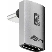 Wentronic Haakse USB C verloopstekker