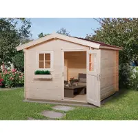 Weka Tuinhuis 106 - Onbehandeld - 251x250cm - 14,4 M³