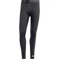 Adidas Sportbroek 'TECHFIT Compression Training Long' zwart / wit