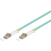 Pro LC/UPC Duplex optical fiber kabel | OM3 | LSZH | turquoise | 5 meter