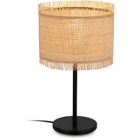 Briloner Tafellamp Borra, hout licht, Woon-/ Eetkamer, metaal, Tafellamp