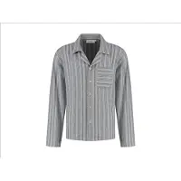 Yumeko Pyjamashirt Flanel M Grijs - Eco, Bio & Fairtrade