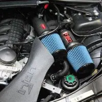 Injen 07-09 335i E92 / 08-09 135i E82 3.0L L6 Twin intake Wrinkle Black Short Ram Intake - SP1125WB
