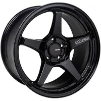 ENKEI TS-5 18x8.5 5x114.3 38mm Offset 72.6mm Bore Gloss Black