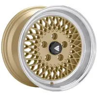 ENKEI Enkei92 Classic Line 15x7 38mm Offset 4x114.3 Bolt Pattern Gold Wheel