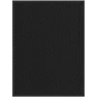 vidaXL Deurmat 90x120 cm zwart
