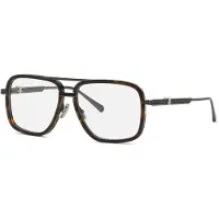 Philipp Plein Bril VPP063V 58/15/145 Glanzend kunststof met gekleurde delen Metaal MAN VPP063V