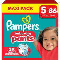 Pampers Baby Dry Luierbroekjes Maat 5 (11-17 Kg) 86 Stuks