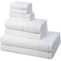 Vossen 2 X zeep- 2 X gast- 2 X douche- 2 X handdoek in een set Vienna Style Supersoft