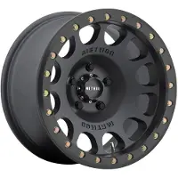 Method Wheels Method MR105 Beadlock 17x8.5 0mm Offset 8x6.5 130.81mm CB Matte Black w/BH-H24125 Wheel