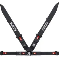 Sparco Belt 4Pt 3in/2in Competition Harness - Black