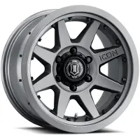 I.C.O.N. Rebound Pro 17x8.5 5x5 -6mm Offset 4.5in BS 71.5mm Bore Titanium Wheel