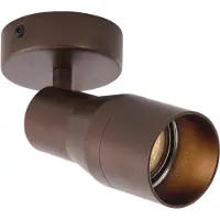 QAZQA Moderne plafondspot donker brons GU10 50mm rond - Stanley