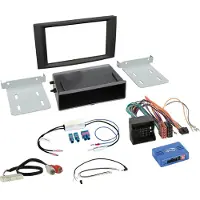 ACV Kit 2 DIN met opbergvak compatibel met VW T5 2003-2015/Touareg 2003-2010 SWC