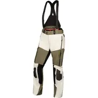 IXS Venture-GTX 1.0 Waterdichte Light Grijs Groen Textiele Motorbroek Maat S