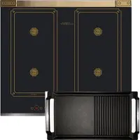 Kaiser inductiekookplaat KCT 6745 FI AD+Grillplaat, Flex Retro inductiekookplaat, 60 cm