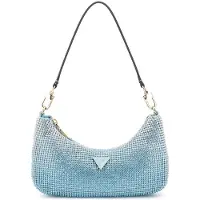 Guess Marciano By Zalina Mini Top Zip Shldr Bag Powder Blue Size: OS | Handbags Outlet | Dames | Blauw