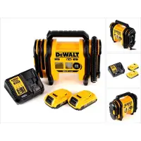 DeWalt DCC 018 N accu-luchtcompressor 18 V 11 bar auto + 2x accu 2,0 Ah + oplader