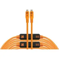 Tether Tools TetherPro Optima 10G USB-C Straight 9.4m Oranje