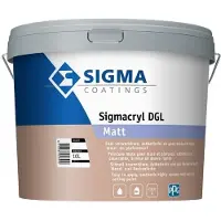 Sigma Sigmacryl DGL Matt - Op Kleur Gemengd - 10L