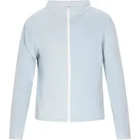 Mo ATHLSR Sweatvest pastelblauw / wit