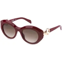 Blumarine Zonnebril - - SBM869 - Vlinder - Acetaat - Kersrood 52-20-135