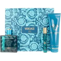 Versace Eros Gift Set Parfum 100ml + Travel Spray 10ml + Shower Gel 150ml