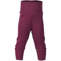 Engel - Baby Hose mit Nabelbund - Merino-ondergoed 86/92, purper