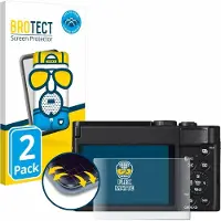 BROTECT - Screenprotector voor Panasonic Lumix DC-TZ99 - Folie Beschermfolie matte volledig dekking 2 Stuks