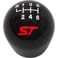 Ford Racing 13-17 Focus ST Black Carbon Fiber 6 Speed Shift Knob - M-7213-FSTCF
